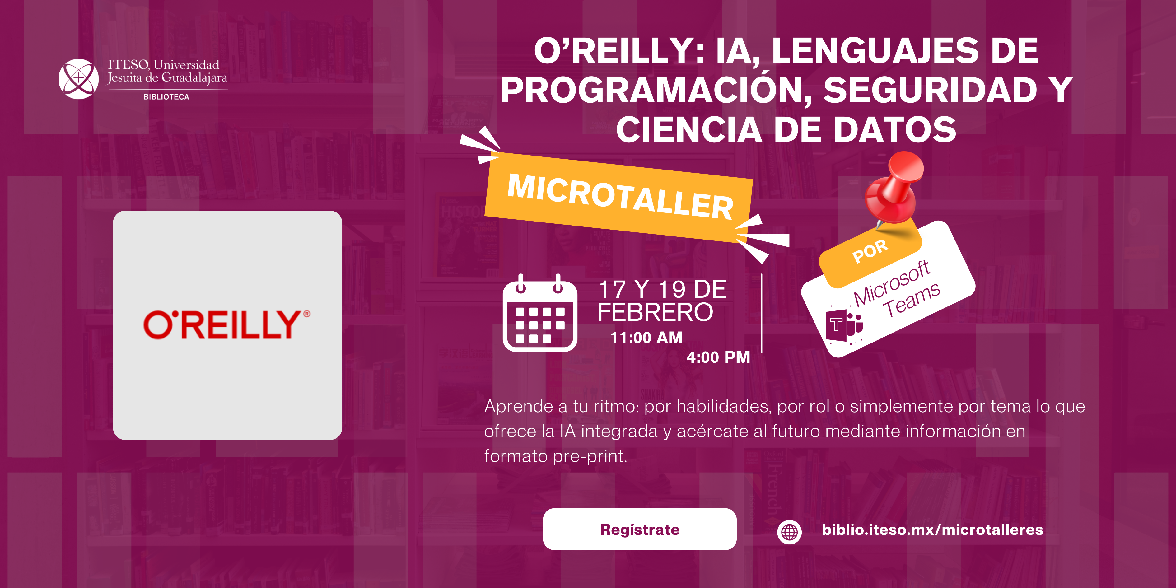 O’Reilly: ia, lenguajes de programación, seguridad y ciencia de datos