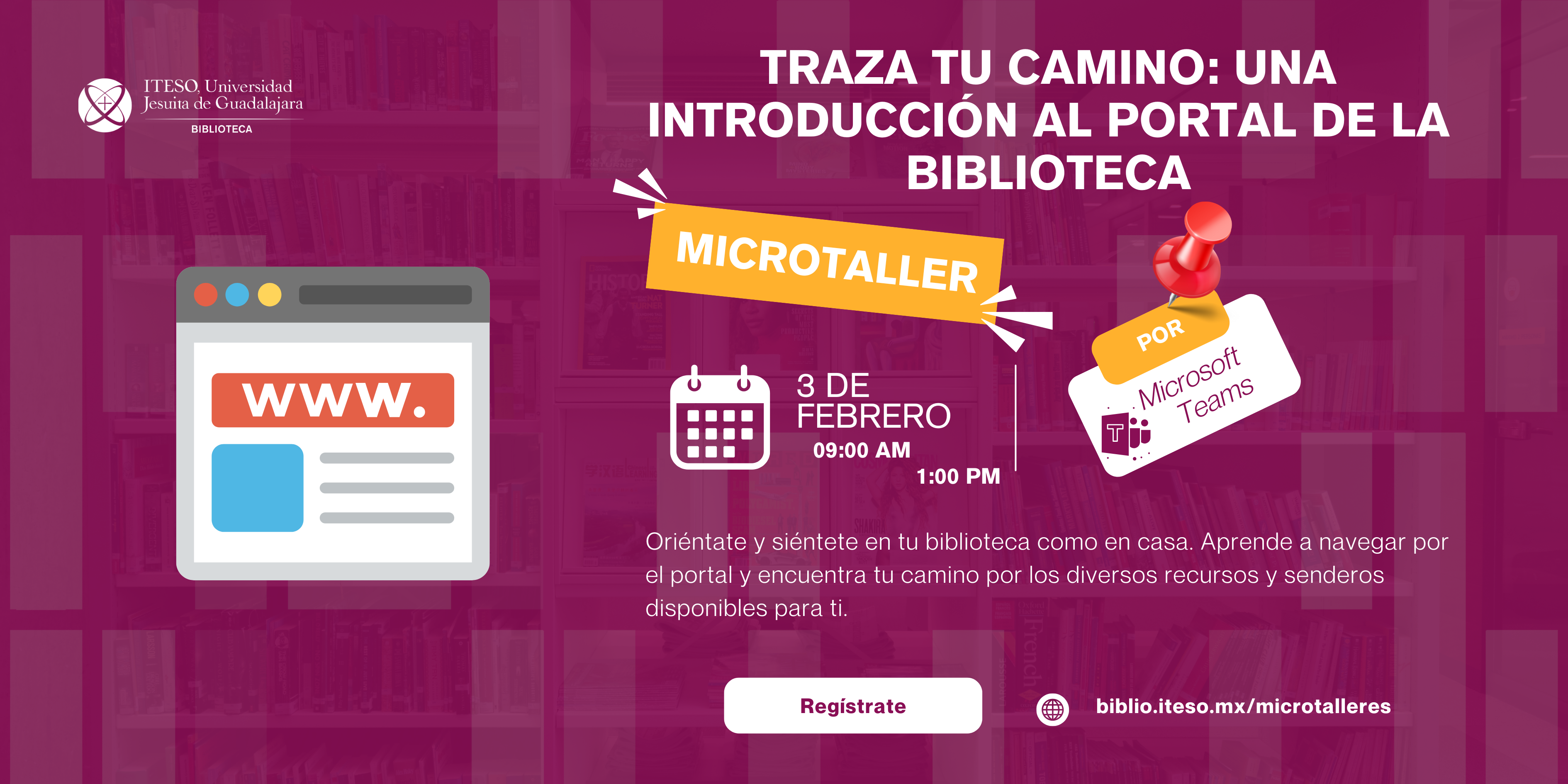 Traza tu camino: una introducción al portal de la biblioteca