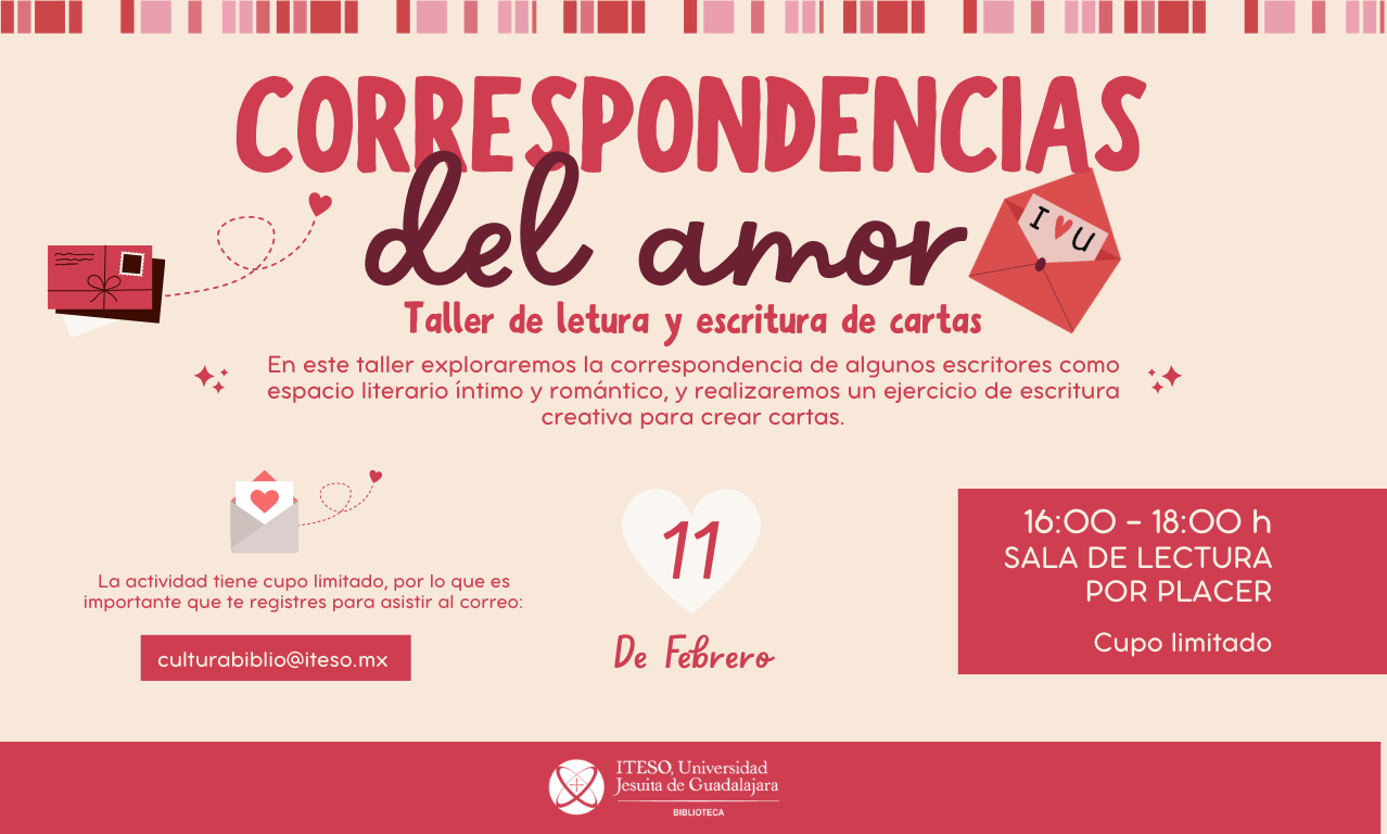 Correspondencias del amor: Taller de lectura y escritura de cartas