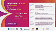 Este viernes 28 de abril la Biblioteca ITESO será la sede presencial del II Congreso Iberoamericano de Universidades Lectoras: Imaginarios de la Paz y la Palabra