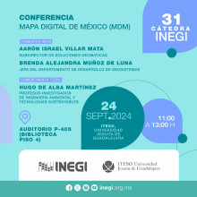 Cátedra INEGI - Conferencia: Mapa Digital de México (MDM)