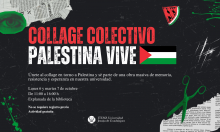Collage colectivo Palestina Vive