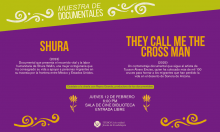 Kinema función especial Shura y They call me the cross man 12 de febrero 18:00 horas Sala de cine